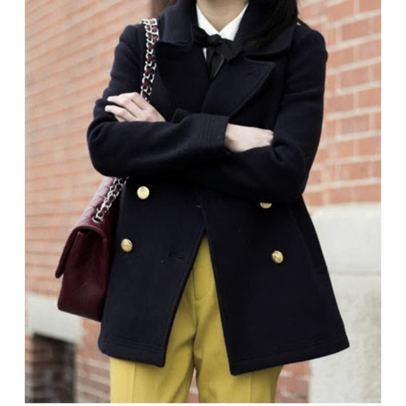 J. Crew Jackets & Blazers - J. Crew Majesty Wool Peacoat in Black